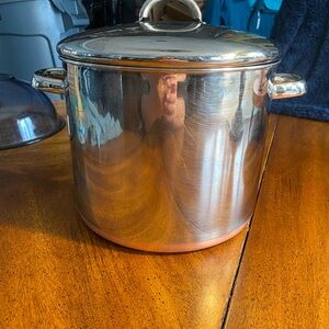 Revere Ware 8 Qt Stock Pot & lid